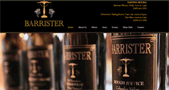 Desktop Screenshot of barristerwinery.com